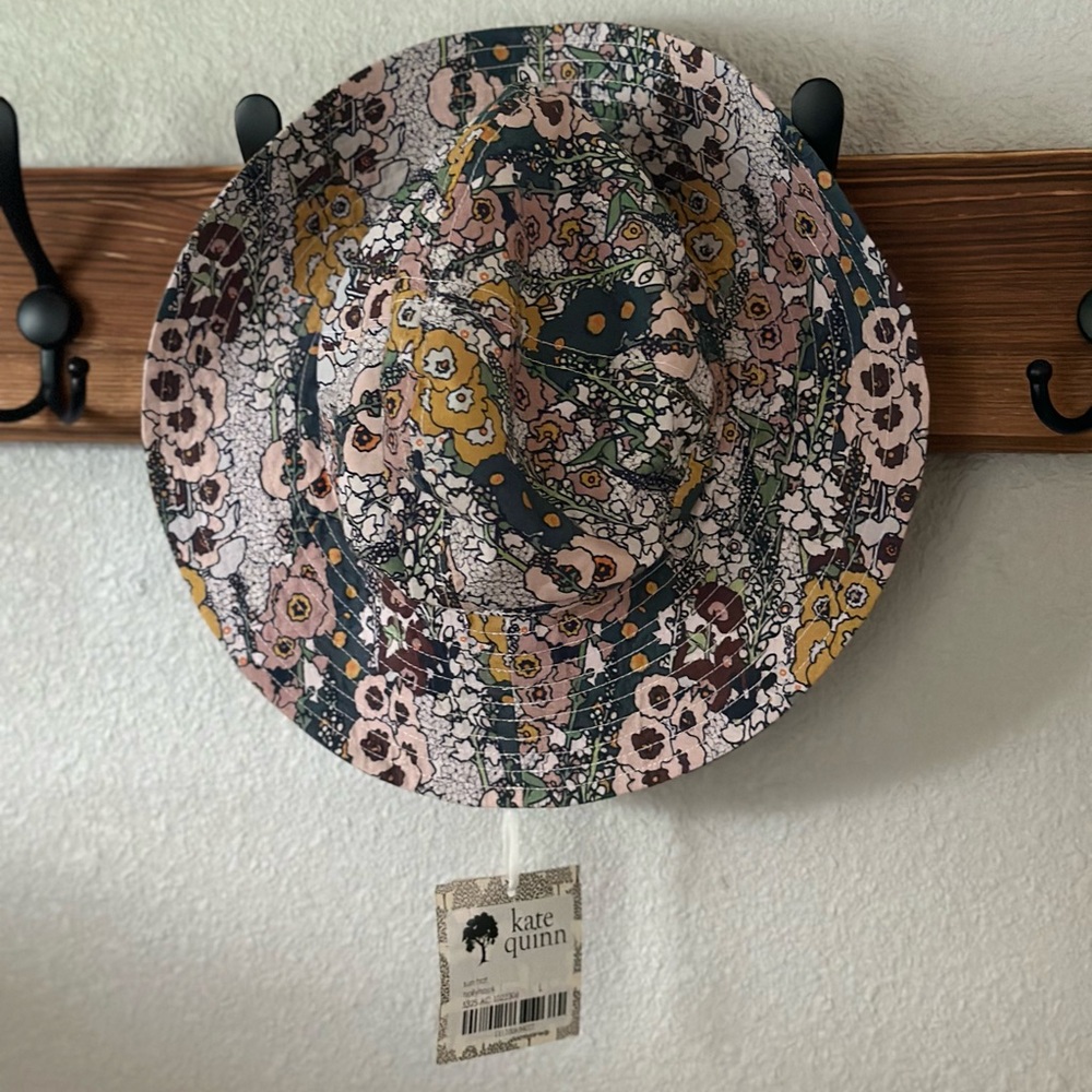 Kate Quinn Cotton Hollyhock Sunhat